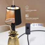 Tafellamp - Bureaulamp - Tafellamp slaapkamer - Goud - Aigos, Verzenden, Zo goed als nieuw