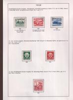 Duitse Rijk 1939/1945 - Verzameling op Zelfgemaakte bladen., Gestempeld