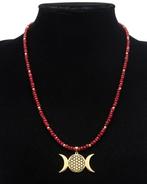Rubis - Wicca-hanger - Levensbloem - Spirituele harmonie en, Antiek en Kunst, Antiek | Boeken en Bijbels