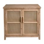 Webbing kast Bandung - naturel - 72x80x40 cm, Verzenden, Nieuw