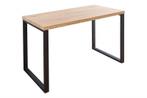 Design bureau OAK DESK 120cm eiken vintage metalen frame, Nieuw, Ophalen of Verzenden