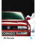 1990 VOLKSWAGEN CORRADO G60 BROCHURE NEDERLANDS, Boeken, Auto's | Folders en Tijdschriften, Nieuw, Volkswagen, Author