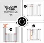 Hauck Clear Step Autoclose 2 Traphekje met 9 cm verlengstuk, Kinderen en Baby's, Traphekjes, Ophalen of Verzenden, Zo goed als nieuw