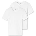 SCHIESSER Uncover Heren V-shirt 2Pack Wit, Kleding | Heren, Ondergoed, Verzenden