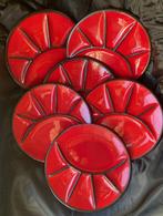 Vallauris 1960 - AEGITNA - Eetservies voor 6 (6) - Keramiek