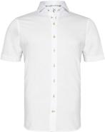 R2 Japanese Knitted Overhemd Korte Mouwen Wit maat XXL Heren, Kleding | Heren, Overhemden, Verzenden, Nieuw, Wit, R2 Amsterdam