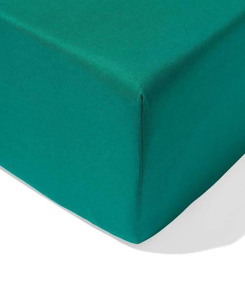 HEMA Hoeslaken 90x200cm zacht katoen middengroen, Huis en Inrichting, Slaapkamer | Beddengoed, Nieuw, Verzenden