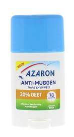 Azaron Anti muggen 20% deet stick, Verzenden, Nieuw