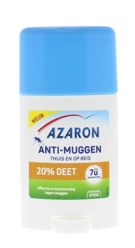 Azaron Anti muggen 20% deet stick, Diversen, Verpleegmiddelen, Nieuw, Verzenden