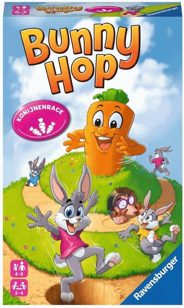 Bunny Hop Konijnenrace - Pocketspel | Ravensburger -, Hobby en Vrije tijd, Gezelschapsspellen | Bordspellen, Nieuw, Verzenden