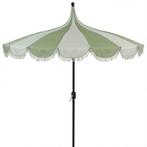 Edelman Rissy parasol licht groen - Ø220 x 238 cm, Nieuw, Verzenden