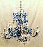 Kroonluchter - Murano-glas en gehamerd ijzer, Antiek en Kunst