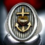 Handmade Silver Ring - Hope Faith Charity - Silver 925 with