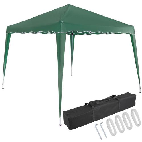Vouwbare Party-tent Capri 3x3m Groen (3x3 meter) (3x3 meter), Tuin en Terras, Partytenten, Nieuw, Verzenden