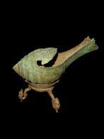 Oud-Khmer - Rituele bronzen schelp - 12e eeuw