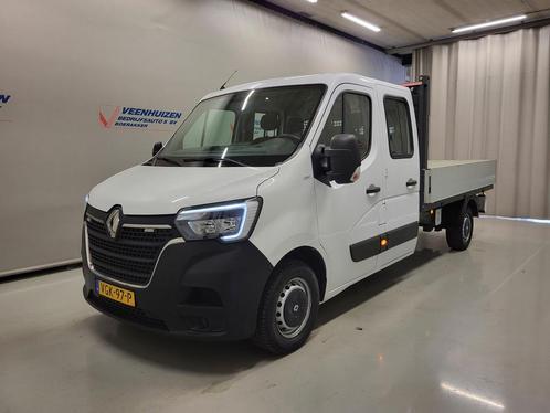 Renault Master 2.3dCi 136pk Pick-up Dubbele Cabine Euro 6!, Auto's, Bestelauto's, Onderhoudsboekje, Lease, Handgeschakeld, Wit