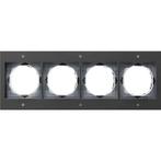 Gira Afdekraam 4V TX_44 antraciet - 021467, Ophalen of Verzenden, Nieuw