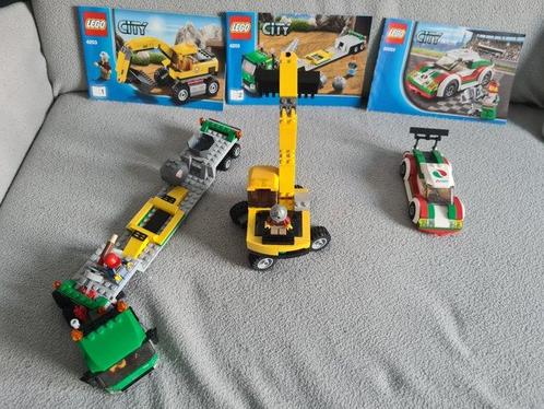 Lego Set - City - Excavator transport & Race Car, Kinderen en Baby's, Speelgoed | Duplo en Lego