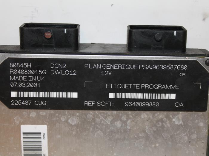 Computer Motormanagement Peugeot 206 O110882, Auto-onderdelen, Elektronica en Kabels, Ophalen of Verzenden