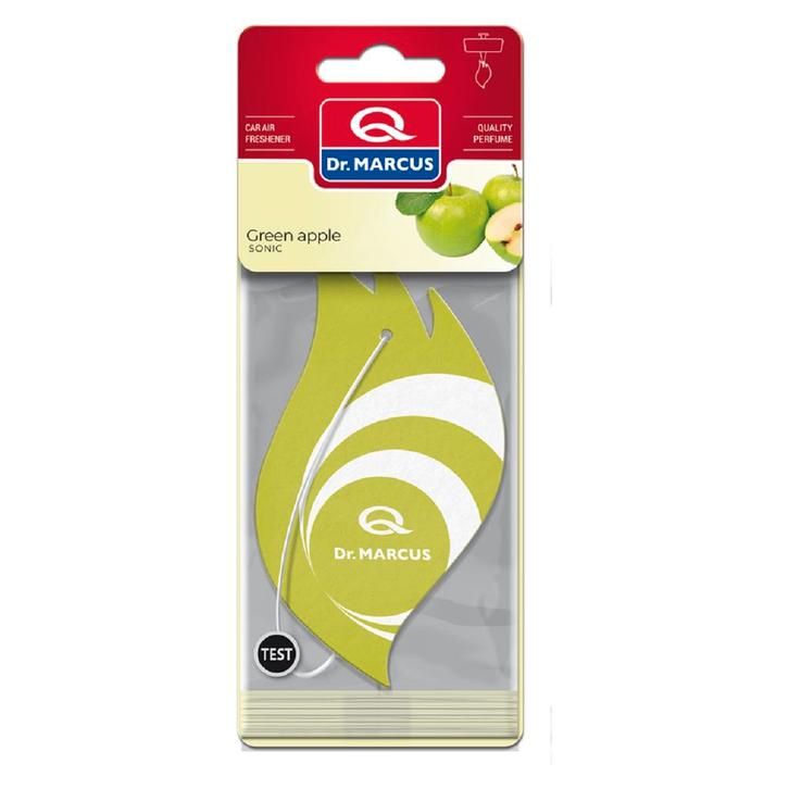 Dr. Marcus Sonic Green Apple auto geurhanger tot 49 dagen, Auto diversen, Auto-accessoires, Ophalen of Verzenden