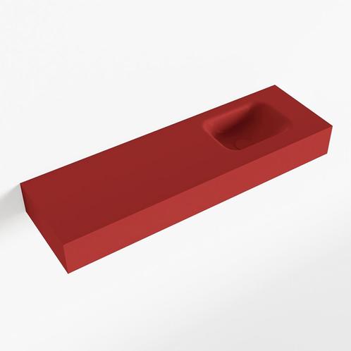 MONDIAZ LEX Fire vrijhangende solid surface wastafel 100cm., Doe-het-zelf en Verbouw, Sanitair, Overige typen, Nieuw, Ophalen of Verzenden