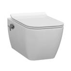 Wandcloset Idevit Halley met Bidet Randloos Wit Keramiek, Ophalen of Verzenden, Nieuw, Overige typen