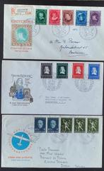 Nederland 1952/1955 - Kleine selectie Eerste dag enveloppen, Postzegels en Munten, Gestempeld