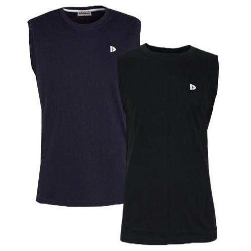 Donnay Donnay Heren - 2-Pack - Mouwloos T-shirt Stan - Navy, Kleding | Heren, T-shirts, Nieuw, Verzenden