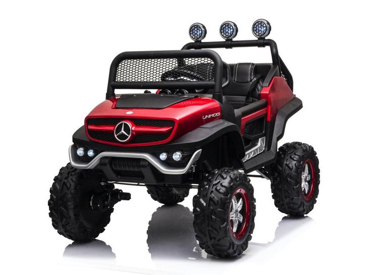 Mercedes-Benz Unimog, 12v kinder accu voertuig, buggy met ve, Kinderen en Baby's, Speelgoed | Buiten | Accuvoertuigen, Nieuw, Ophalen of Verzenden