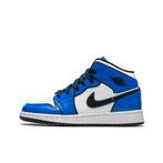 -9% Nike  Nike Air jordan 1 mid signal blue (gs)  maat 39, Verzenden, Nieuw, Blauw