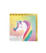 Unicorn Servetten 16cm 16st, Verzenden, Nieuw