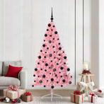 vidaXL Kunstmatig Voorverlicht Kerstboom met 300 LED Roze, Verzenden, Nieuw