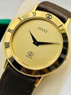 Gucci - 18K Gold Plated Dress Watch - Zonder Minimumprijs -, Sieraden, Tassen en Uiterlijk, Horloges | Heren, Nieuw