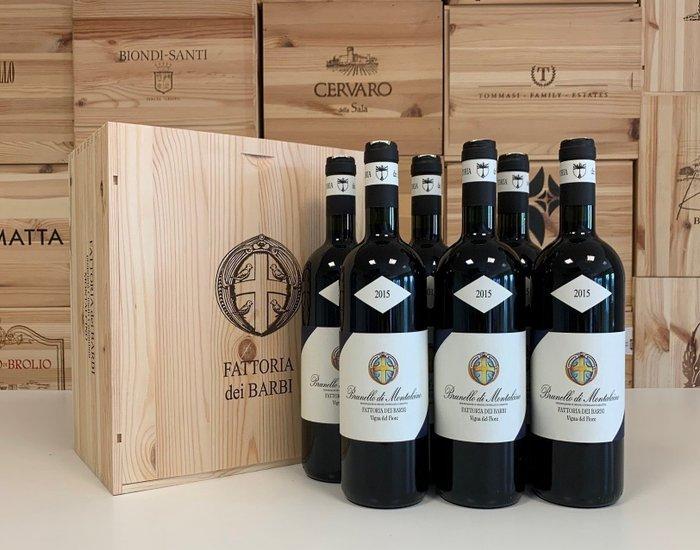2015 Fattoria dei Barbi Vigna del Fiore - Brunello di, Verzamelen, Wijnen