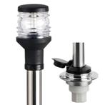 Lichtmast 100 CM met RVS basis 12V 10W Halogeen, Watersport en Boten, Ophalen of Verzenden, Nieuw, Zeilboot of Motorboot