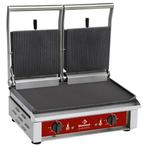 Contact-grill dubbel, ge&amp;#235;mailleerde platen | Diamon, Verzenden