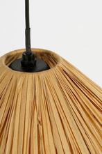 Mica Decorations Elisa Hanglamp - H18 x Ø30 cm - Raffia -, Verzenden, Nieuw
