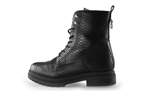 Omoda Veterboots in maat 43 Zwart | 10% extra korting, Kleding | Dames, Schoenen, Zwart, Zo goed als nieuw, Overige typen, Verzenden