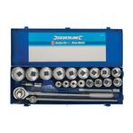 Silverline Complete dopsleutelset - 21-delig - metrisch -..., Doe-het-zelf en Verbouw, Gereedschap | Handgereedschap, Ophalen of Verzenden