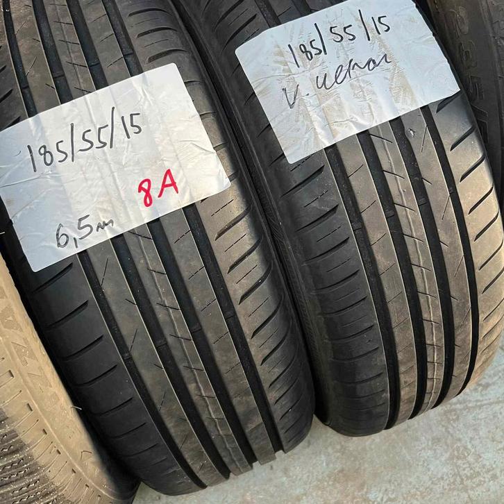 2 x Vredestein Ultrac 185-55-15 Zomerbanden 6,5mm, Auto-onderdelen, Banden en Velgen, 15 inch, Zomerbanden, 185 mm, Personenwagen