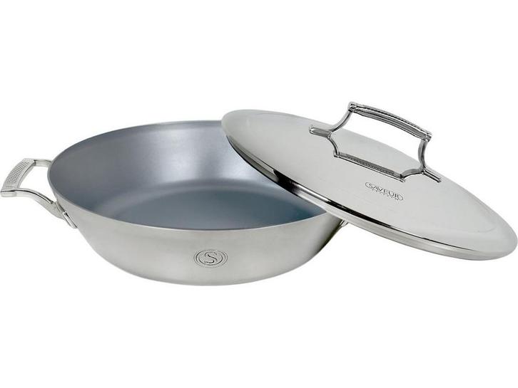 Saveur Selects Voyage - Hapjespan 30 cm - Tri-ply RVS -, Huis en Inrichting, Keuken | Potten en Pannen, Nieuw, Verzenden