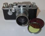 Leica IIIc (horizontal) sharkskin body - converted to IIIf -