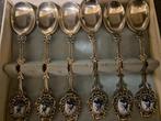 Lepel - .950 zilver - Sierlijke lepel. 6x sterling, Antiek en Kunst, Antiek | Goud en Zilver