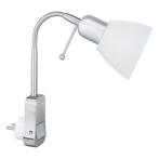 Stopcontact Lamp met Schakelaar - E14 - Stekkerlamp, Metaal of Aluminium, Nieuw, Ophalen of Verzenden, Led