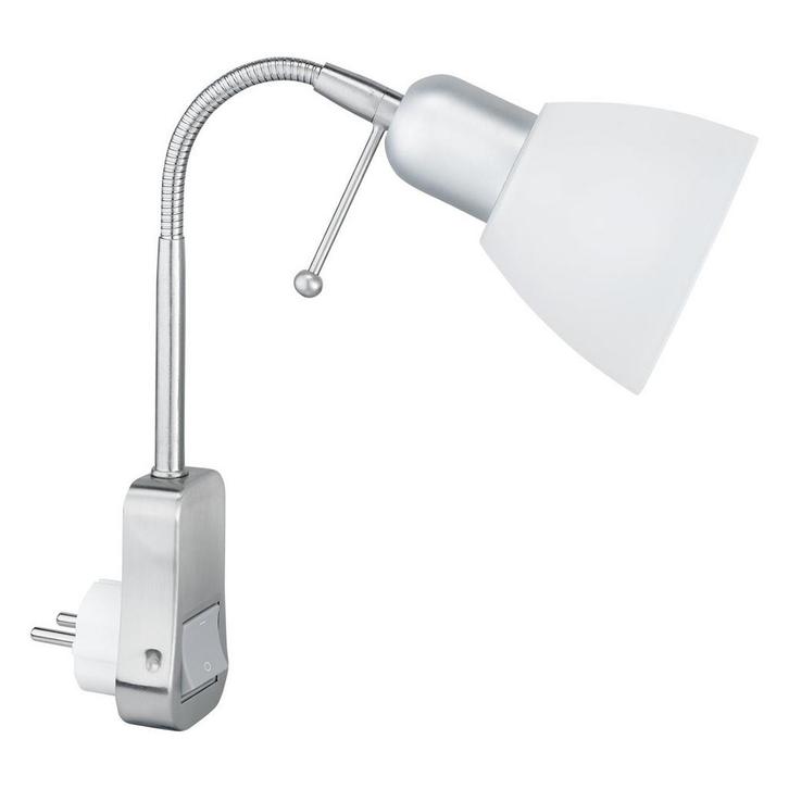 Stopcontact Lamp met Schakelaar - E14 - Stekkerlamp, Huis en Inrichting, Lampen | Spots, Plafondspot of Wandspot, Nieuw, Led, Metaal of Aluminium