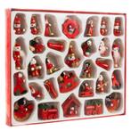 Ruhhy Set van 30 Houten Kersthangers - Rustieke Kerstboom..., Diversen, Ophalen of Verzenden, Nieuw