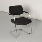 Markant vergaderstoel, zwart, sledeframe,, Ophalen of Verzenden, Nieuw