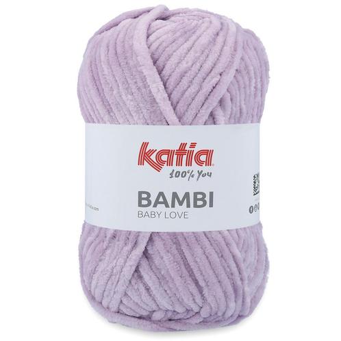 Katia Bambi - 316 licht lila - Chenille Garen, Hobby en Vrije tijd, Breien en Haken, Ophalen of Verzenden