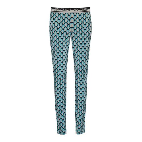 Cambio • Rike broek in beige, blauw en zwart • 36, Kleding | Dames, Broeken en Pantalons, Blauw, Nieuw, Maat 36 (S), Verzenden