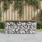 vidaXL Tuinbank schanskorfontwerp 103x31,5x42 cm, Verzenden, Nieuw
